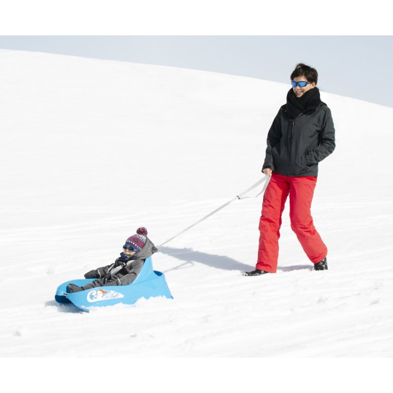 EDA Bobee Bob traineau pour tout-petits, plastique, bleu, capacité 20 kg